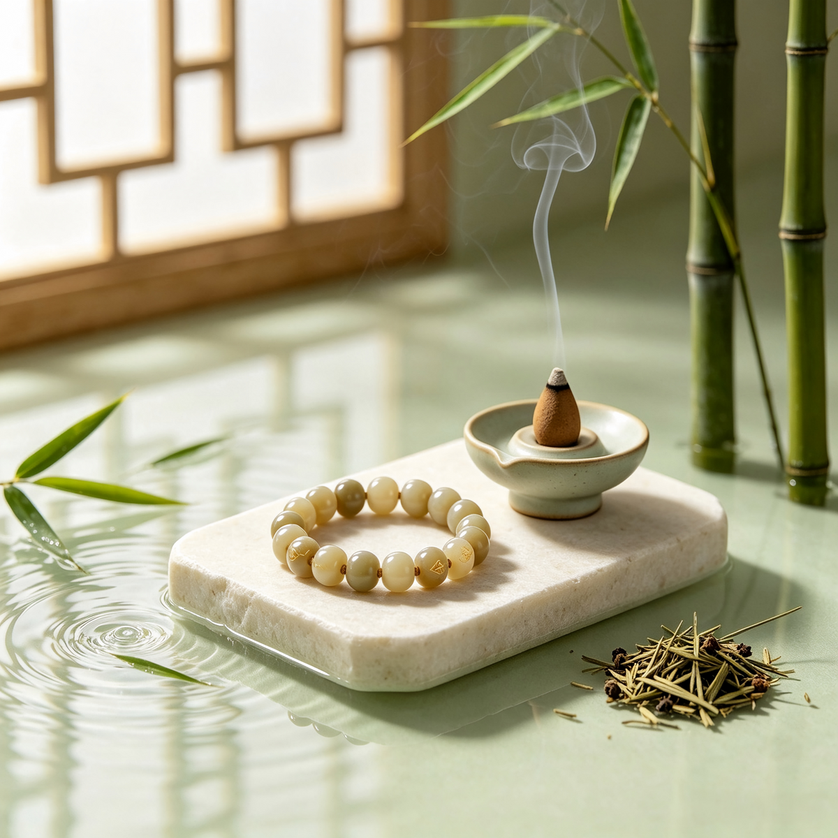 Handcrafted Blended Incense Beads | Calm Your Mind, Ground Your Soul