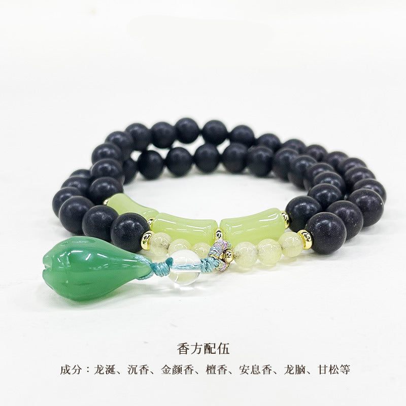 禅心无间合香珠手串