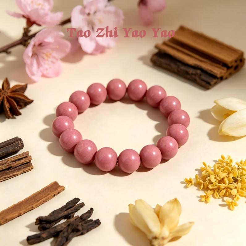 Traditional Chinese Herbal Incense Beads, Natural Handcrafted Aroma Bracelet