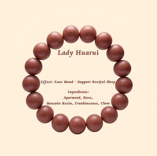 Traditional Chinese Herbal Incense Beads, Natural Handcrafted Aroma Bracelet