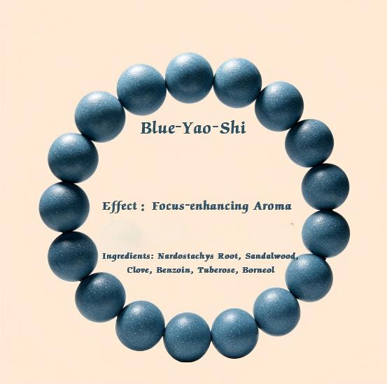 Traditional Chinese Herbal Incense Beads, Natural Handcrafted Aroma Bracelet