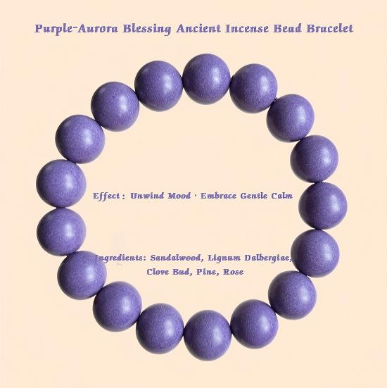 Traditional Chinese Herbal Incense Beads, Natural Handcrafted Aroma Bracelet