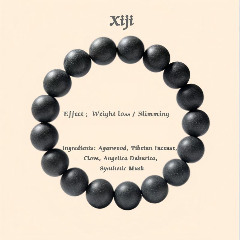Traditional Chinese Herbal Incense Beads, Natural Handcrafted Aroma Bracelet