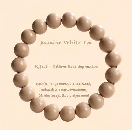 Traditional Chinese Herbal Incense Beads, Natural Handcrafted Aroma Bracelet