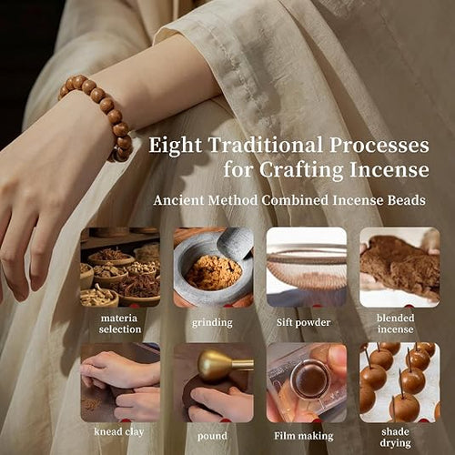 Gardenia Scented Incense Bead Bracelet