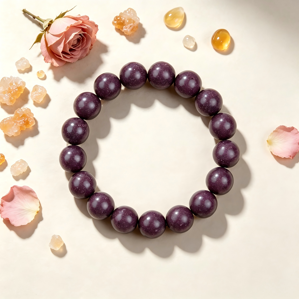 Rose & Sandalwood Aromatherapy Herbal Bead Bracelet