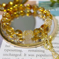Citrine Bracelet with Gourd Charm