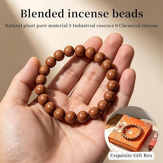 Gardenia Scented Incense Bead Bracelet