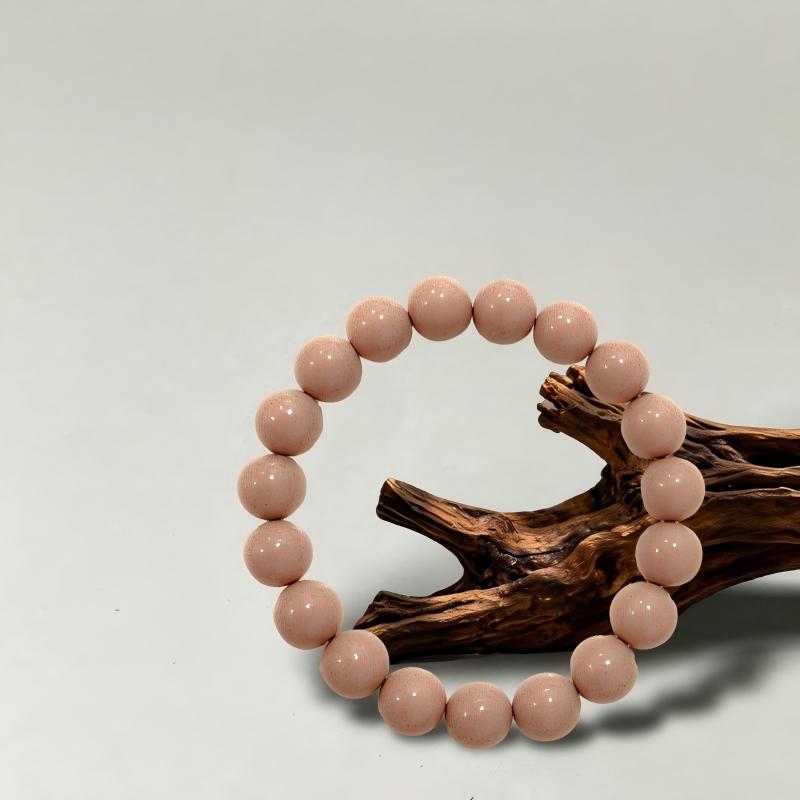 White Ambergris Blended Incense Bead Bracelet