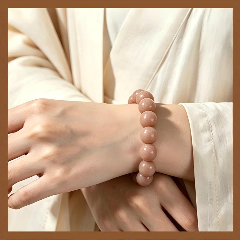 White Ambergris Blended Incense Bead Bracelet