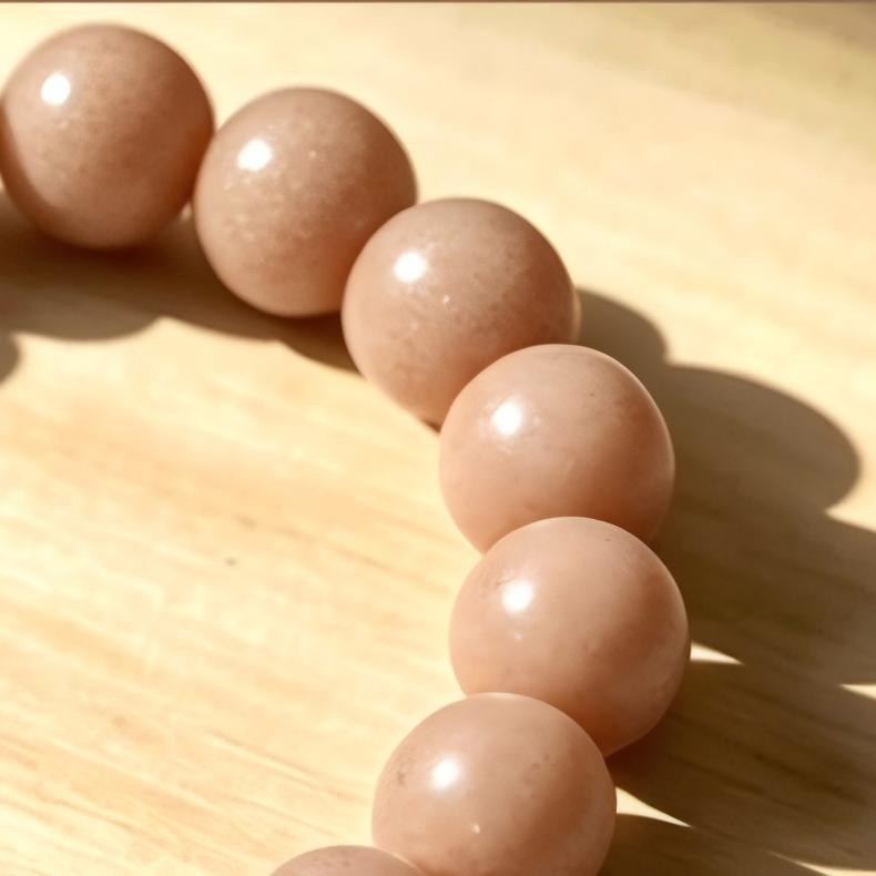 White Ambergris Blended Incense Bead Bracelet