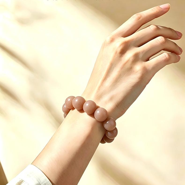 White Ambergris Blended Incense Bead Bracelet